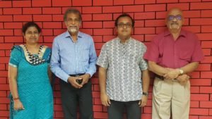 (L-R) : Jelaja Kumari, Mohammed Bashir, Hari Gopinathan and late Satish Kamath