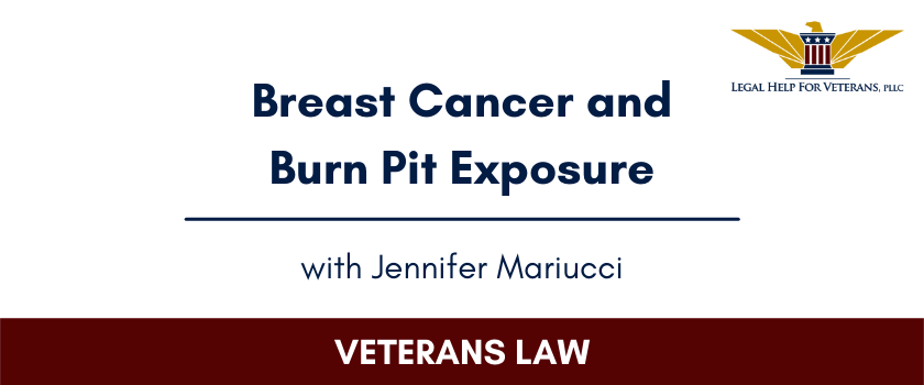 Breast Cancer and Burn Pit Exposure