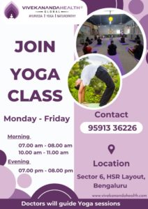 Yoga classes in Bangalore