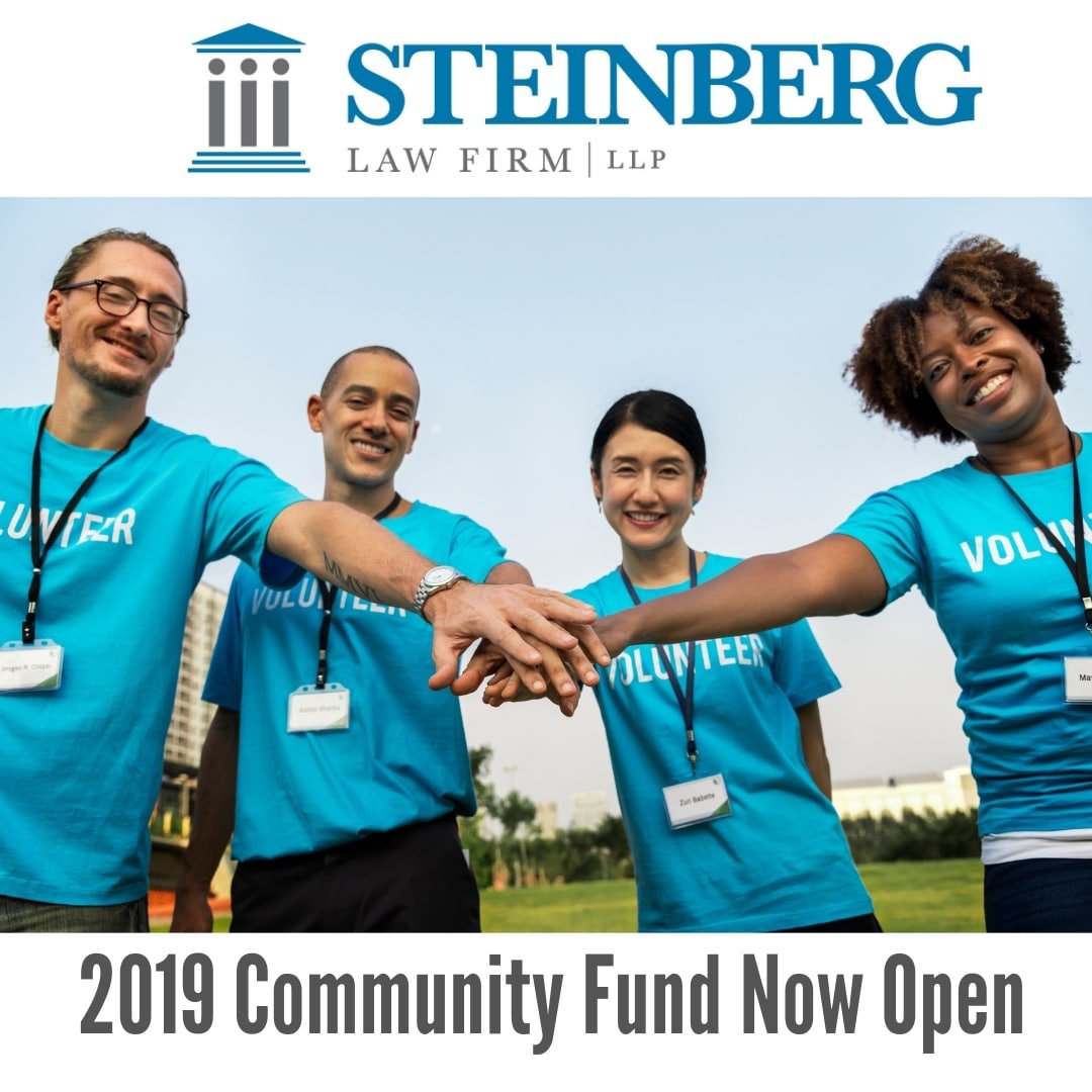 Applications Open for 2019 Steinberg Community Fund