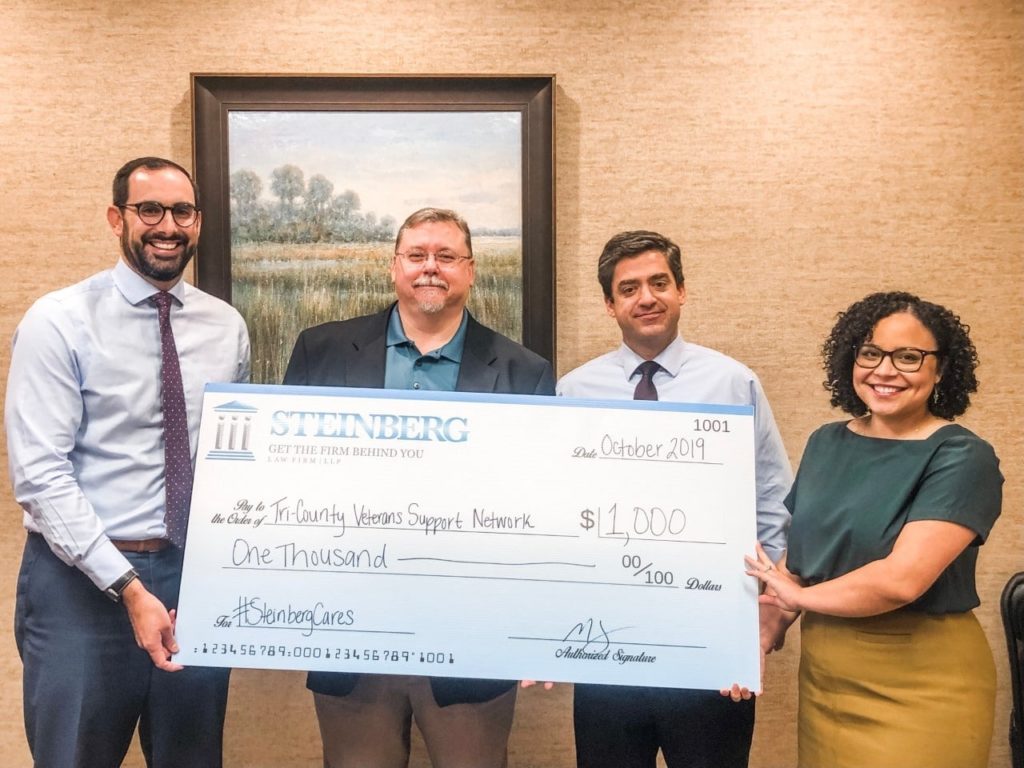 2019 Recipients Of The Steinberg Law Firm Community Fund 1 tri county veterans support network