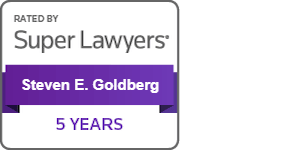 Steven Goldberg 5 year Milestone Badge Super Lawyers Steven Goldberg 5 year Milestone Badge