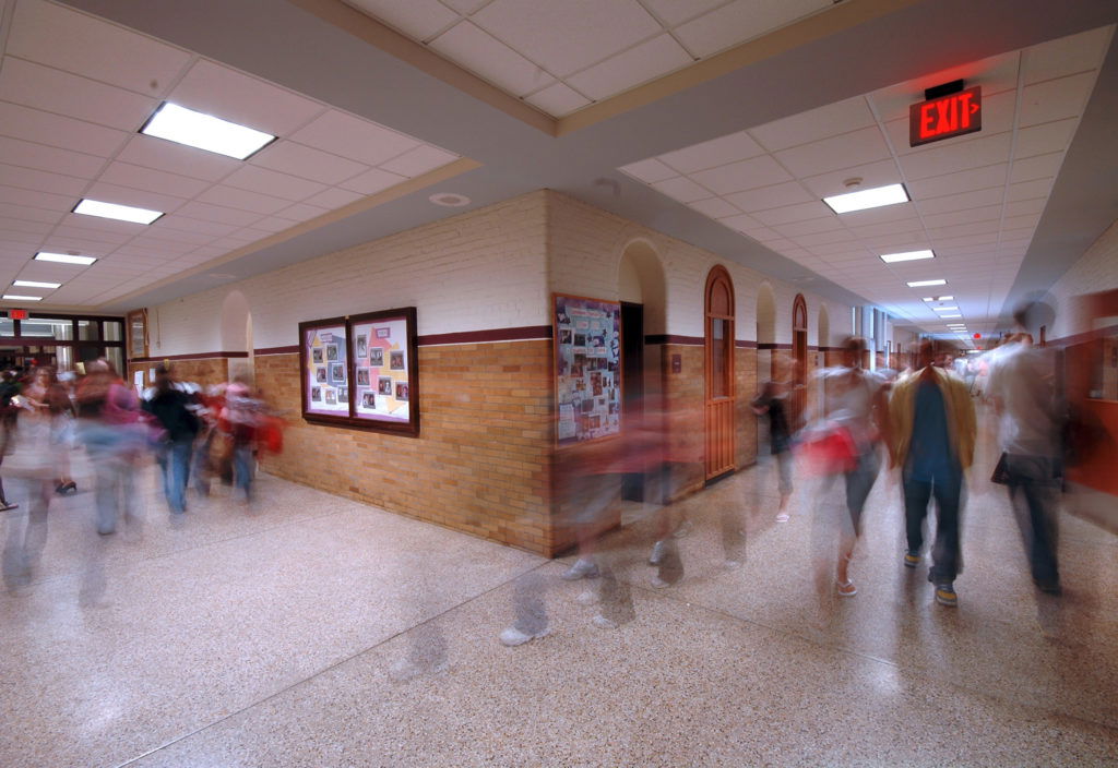 busy-hall-high-school