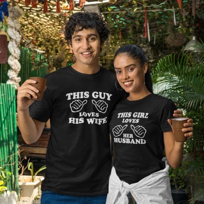 Loving Husband and Wife Couple T-Shirts