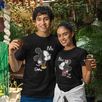 Mr Mickey and Mrs Minnie Couple T-shirt
