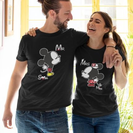 Mr Mickey and Mrs Minnie Couple T-shirt