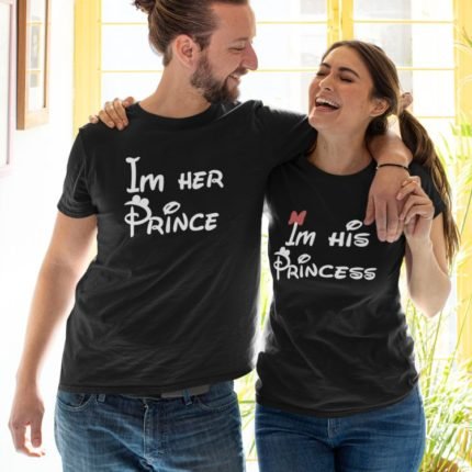 I am Her Prince I am His Princess Couple T-Shirt