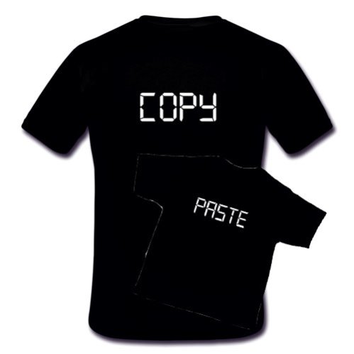 Copy and Paste Parent and Child T shirts