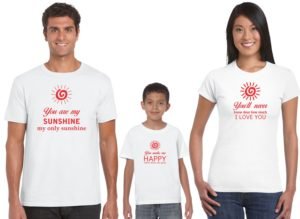 You are My Sunshine Family T-shirts