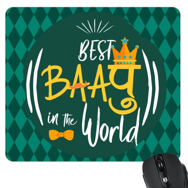 Best Baapu in the World Mousepad