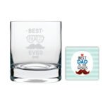 Best Papa Ever Whiskey Glass