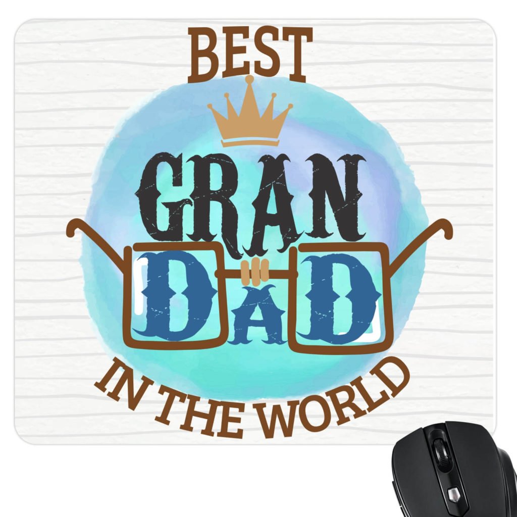 Cute Best Grandad in the World Mousepad