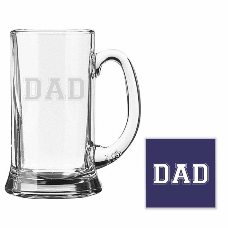 Engraved DAD Beer Mug
