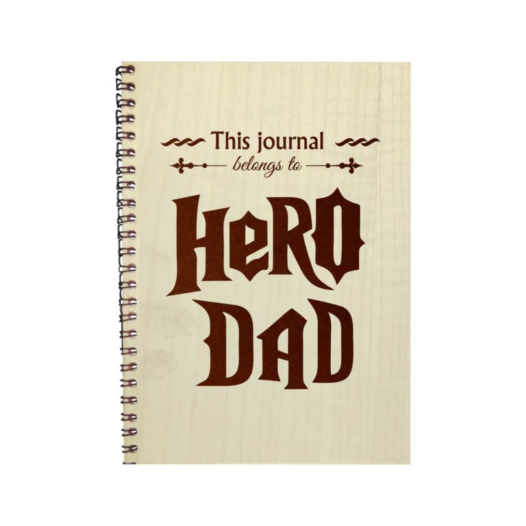 Engraved Hero Dad Diary