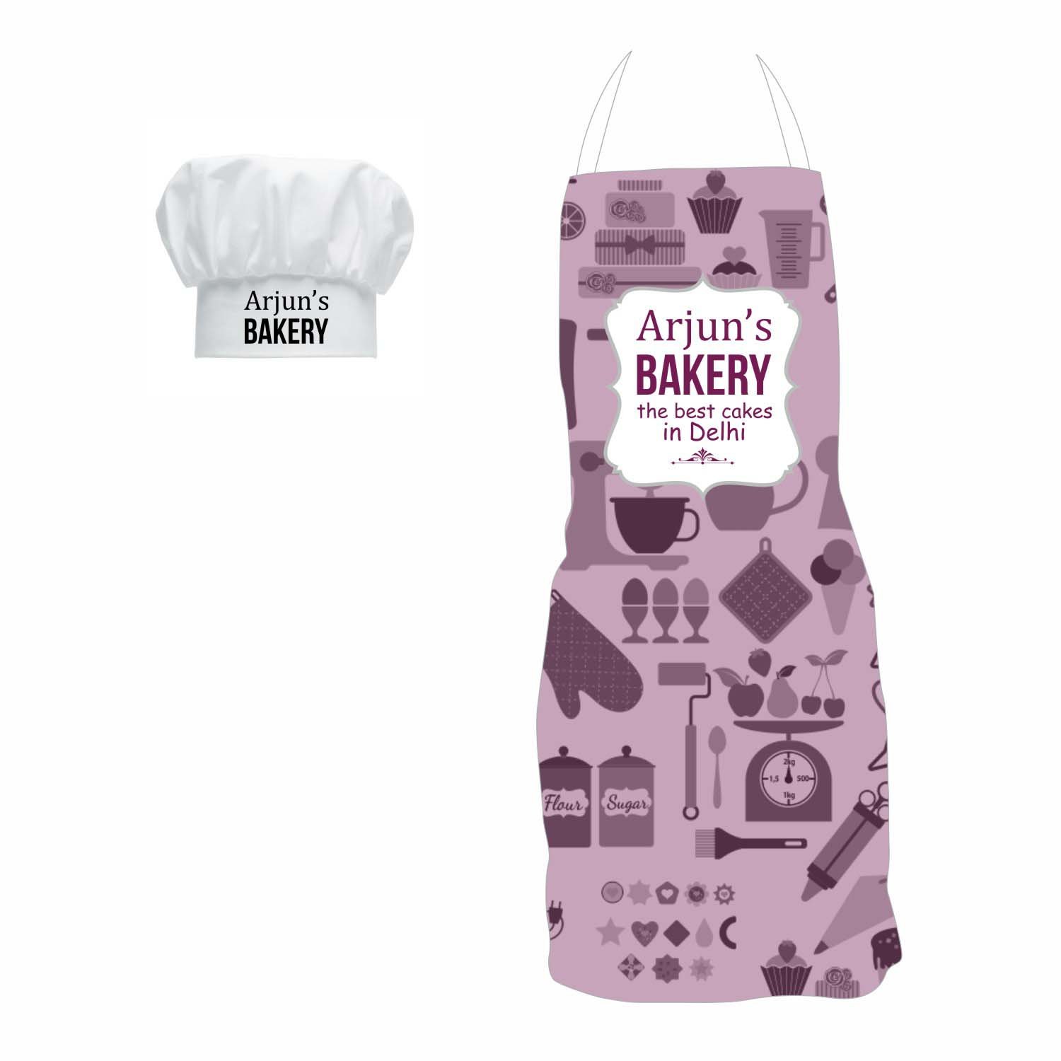 Personalized Bakery Chef Apron