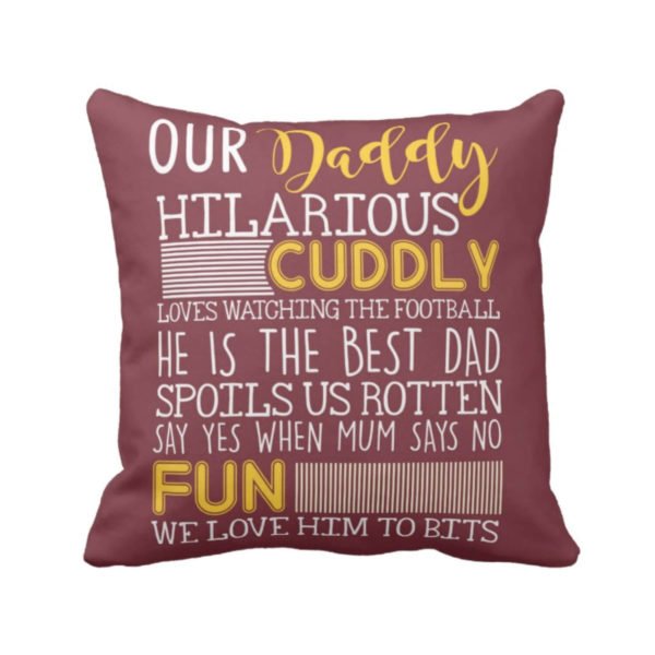 Fun Cuddly Dad Cushion Cover