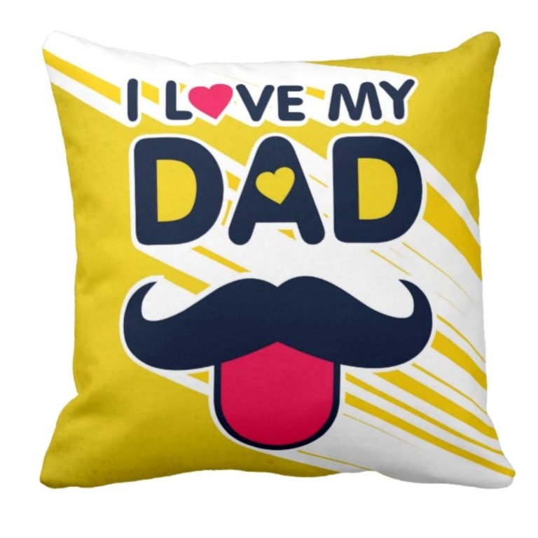Funky I Love Dad Cushion Cover