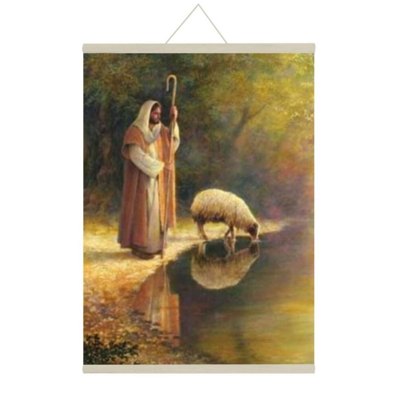 Grace of Our Lord Jesus Canvas Scroll