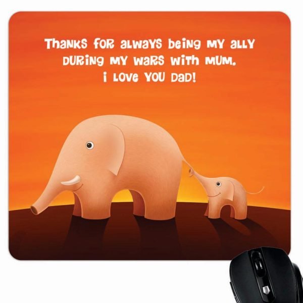 I Love You Dad Mouse Pad