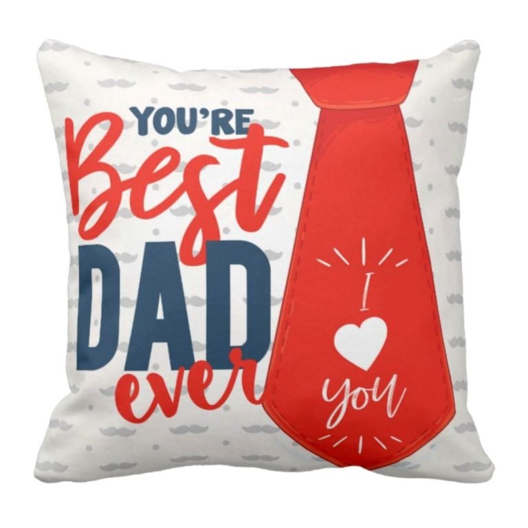 I Love Best Dad Cushion Cover