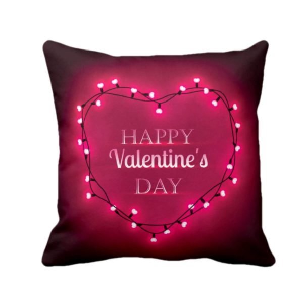 Happy Valentines Day Cushion Cover