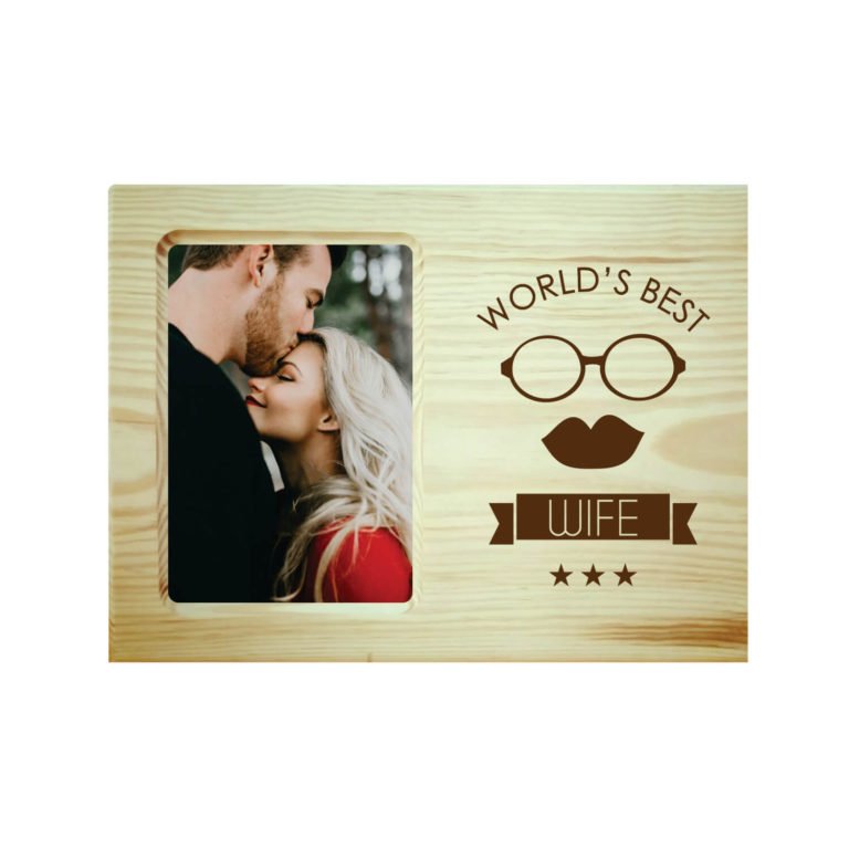 Worlds Best Wife Engraved Photo Frame