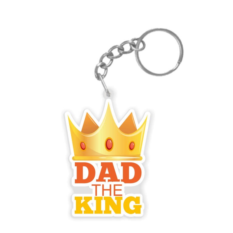 King Dad Keychain