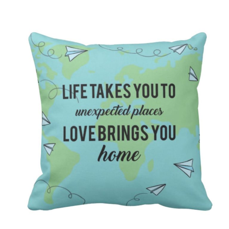 Love Brings you Home Cushion Cover