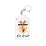 Merry Christmas Gift Box keychain