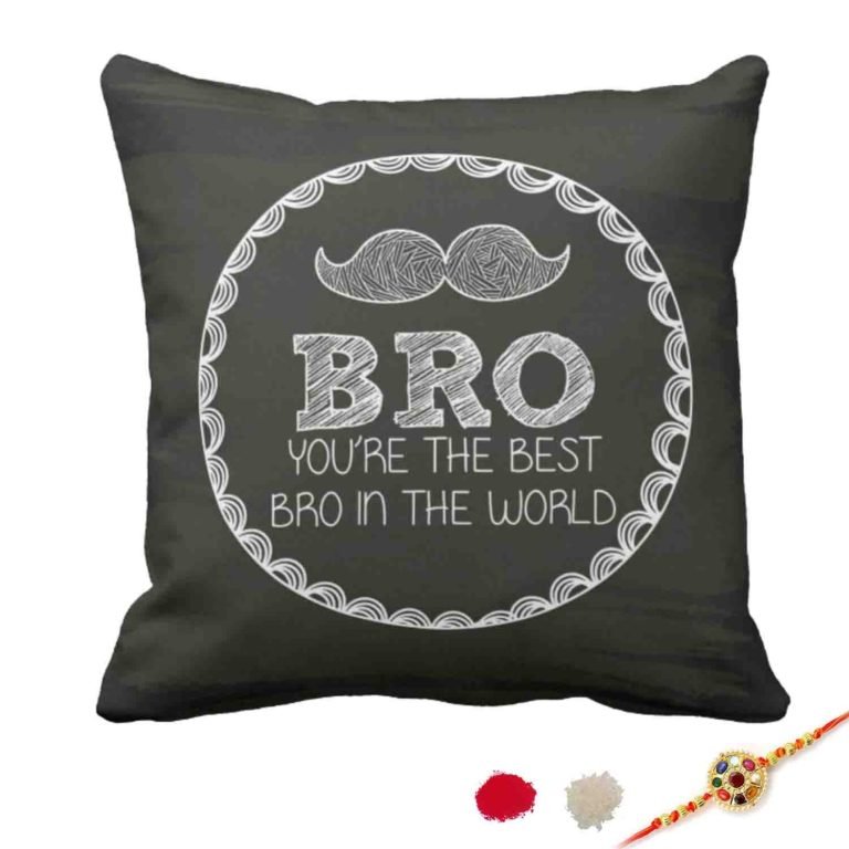Moustache Bro Brother Cushion Cover