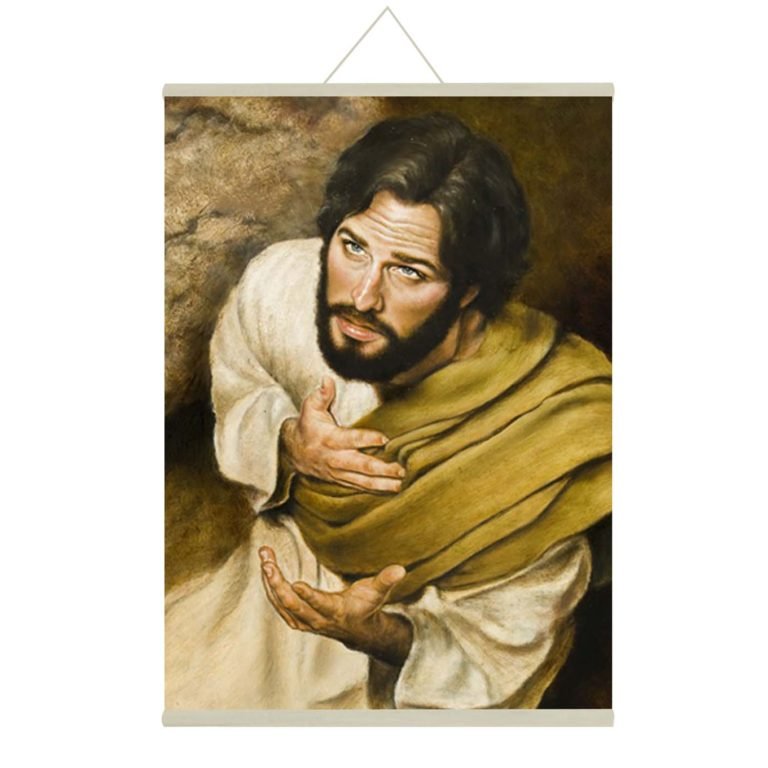 Son Of God Lord Jesus Canvas Scroll