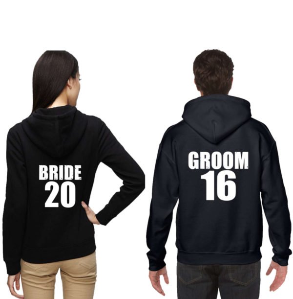 Personalized Bride and Groom Since Couple Sweatshirt