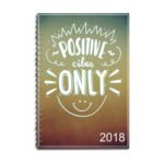 Positive Vibes Only 2018 Calendar Diary