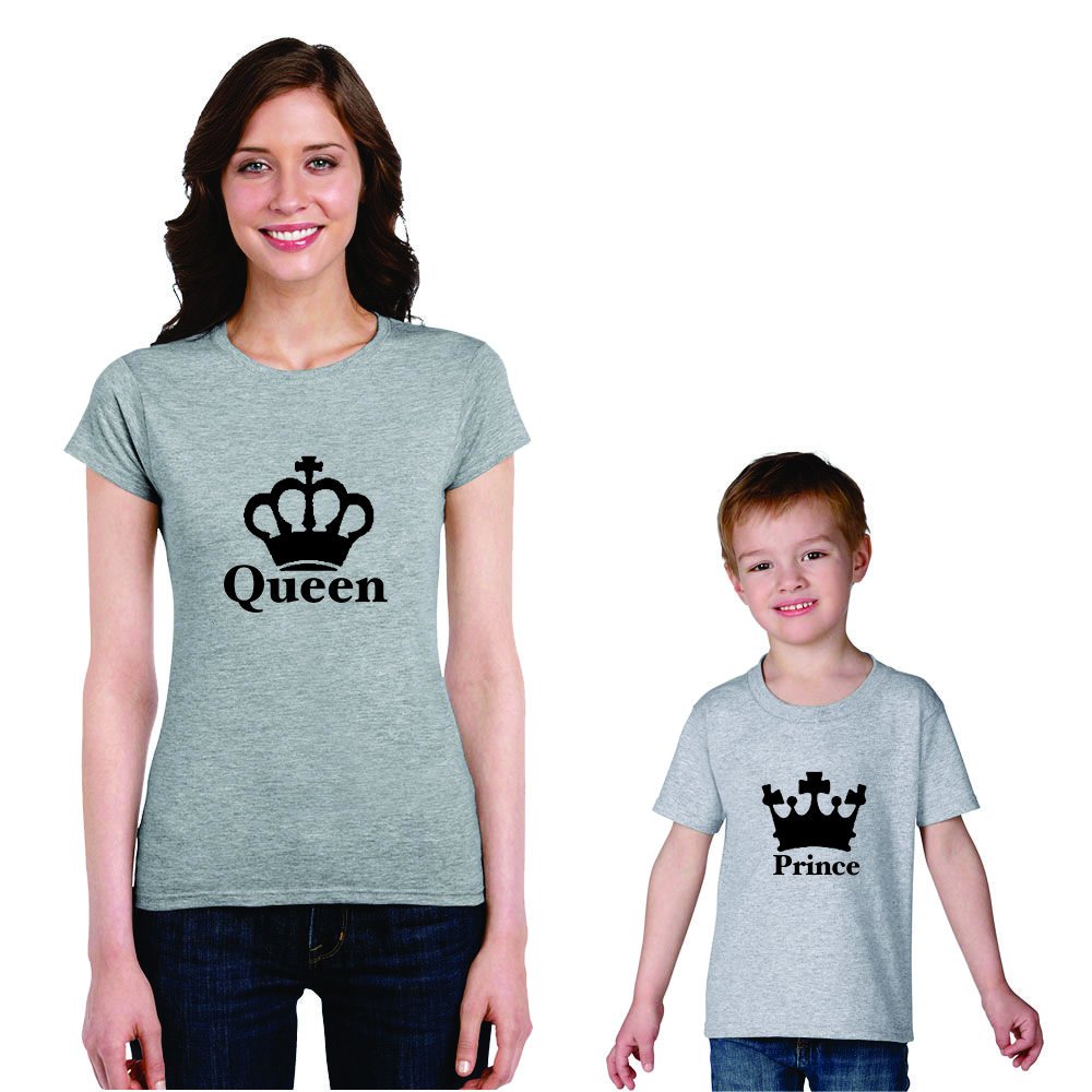 Queen and Prince Mom and son t-shirts.