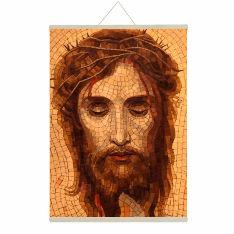 Sacred Lord Jesus Canvas Scroll