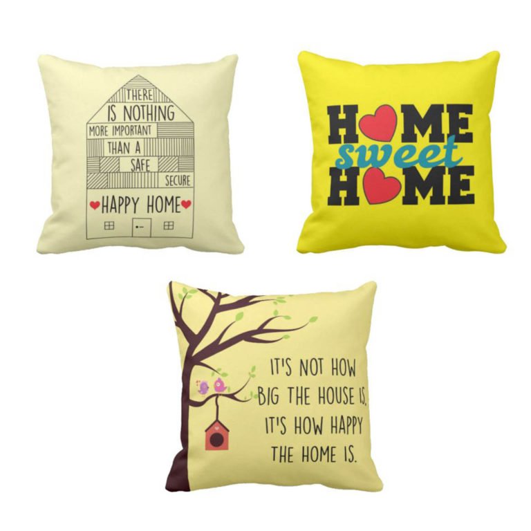 Safe Sweet Happy Home Cushion Covers