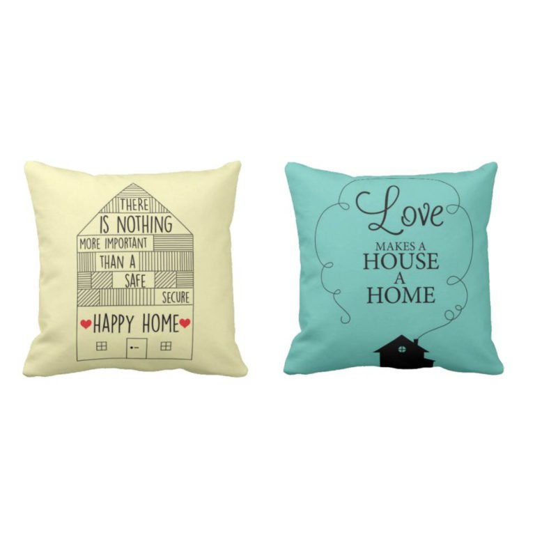 Safe and Lovely Happy Home Cushion Covers
