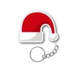 Santa Claus Red Hats Christmas keychain