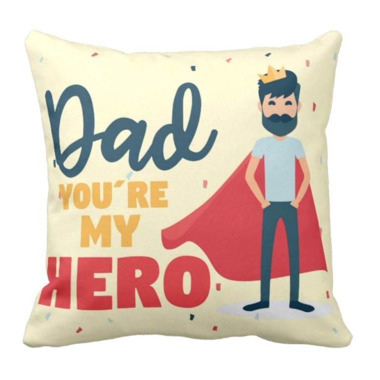 Super Hero Dad Cushion Cover