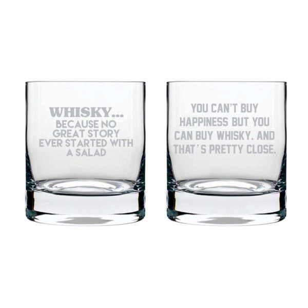 The Storyteller Engraved Whiskey Glasses - Set of 2