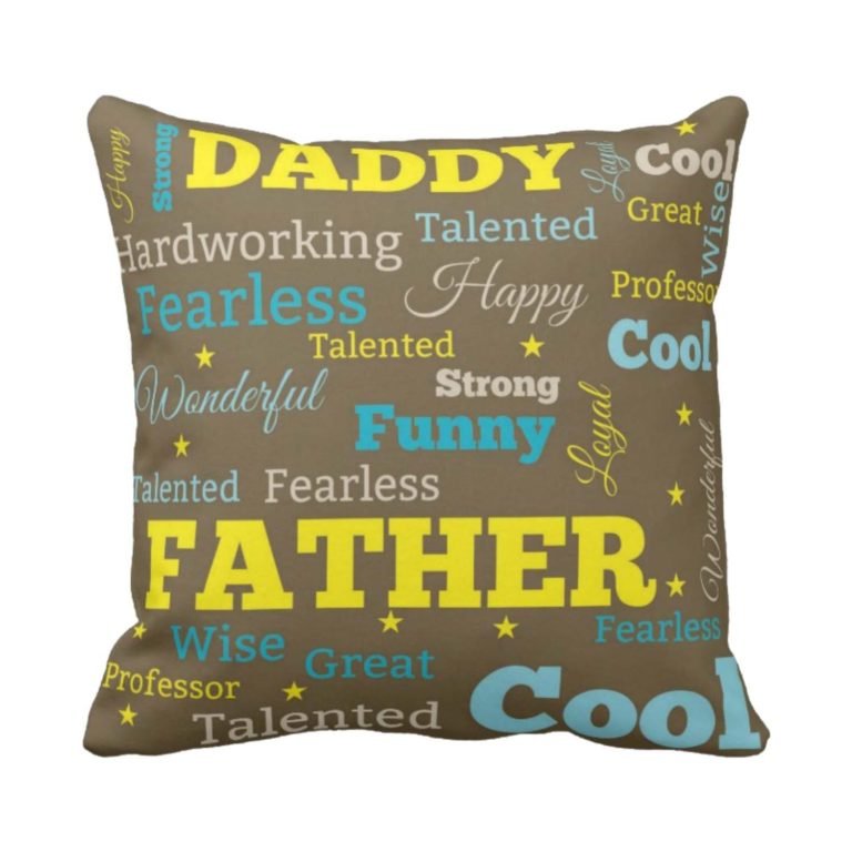 World Art Daddy Printed Cushion Cover
