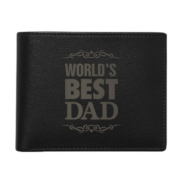 World Best Dad Men's Leather Wallet