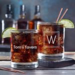 Personalised Engraved Whiskey Glass – Set of 1