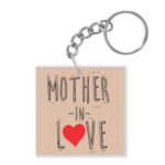 Mother In Love Keychain for Mother-in-Law