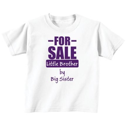 Naughty For Sale Little Brother Tshirt