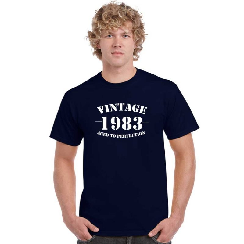 Personalized Vintage Birthday Men T shirt