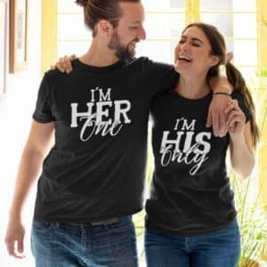 I Am His Her Only couples t-shirts