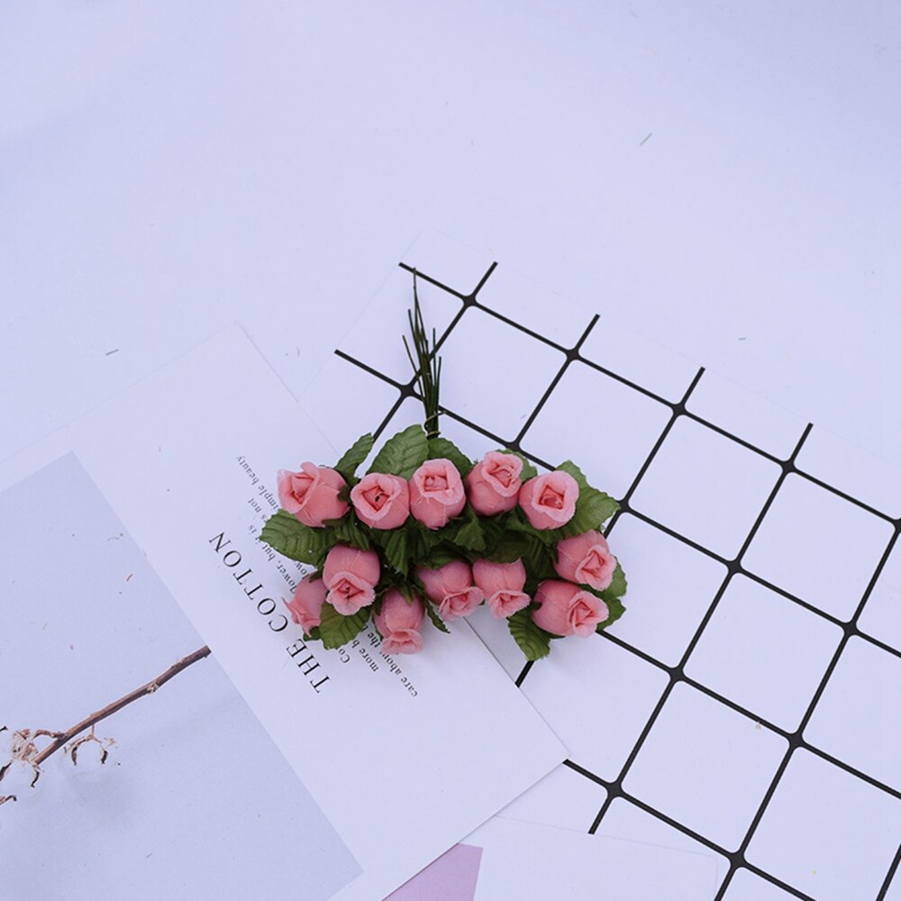 MINI silk roses diy wreath gifts christmas decor MINI silk roses diy wreath gifts christmas decor