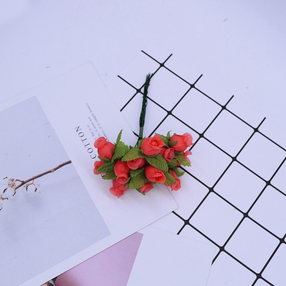 MINI silk roses diy wreath gifts christmas decor MINI silk roses diy wreath gifts christmas decor