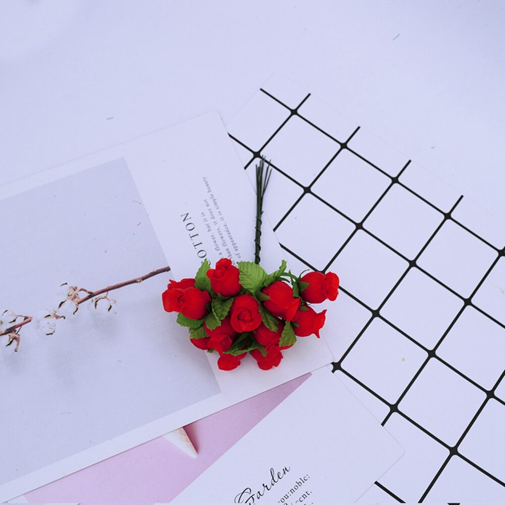 MINI silk roses diy wreath gifts christmas decor MINI silk roses diy wreath gifts christmas decor